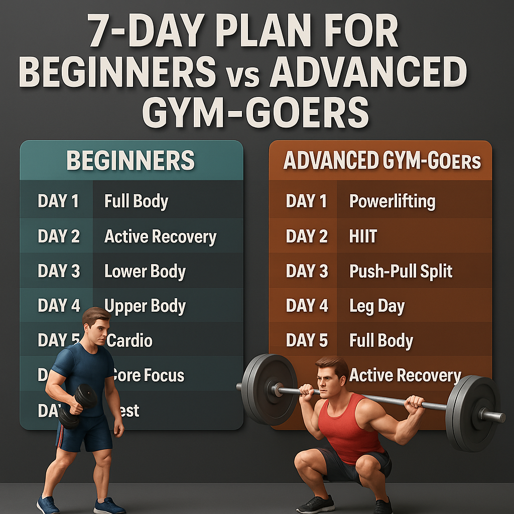 7-Day Plan for Beginners vs Advanced Gym-Goers: Unlocking Peak Performance with Global Fit Nation